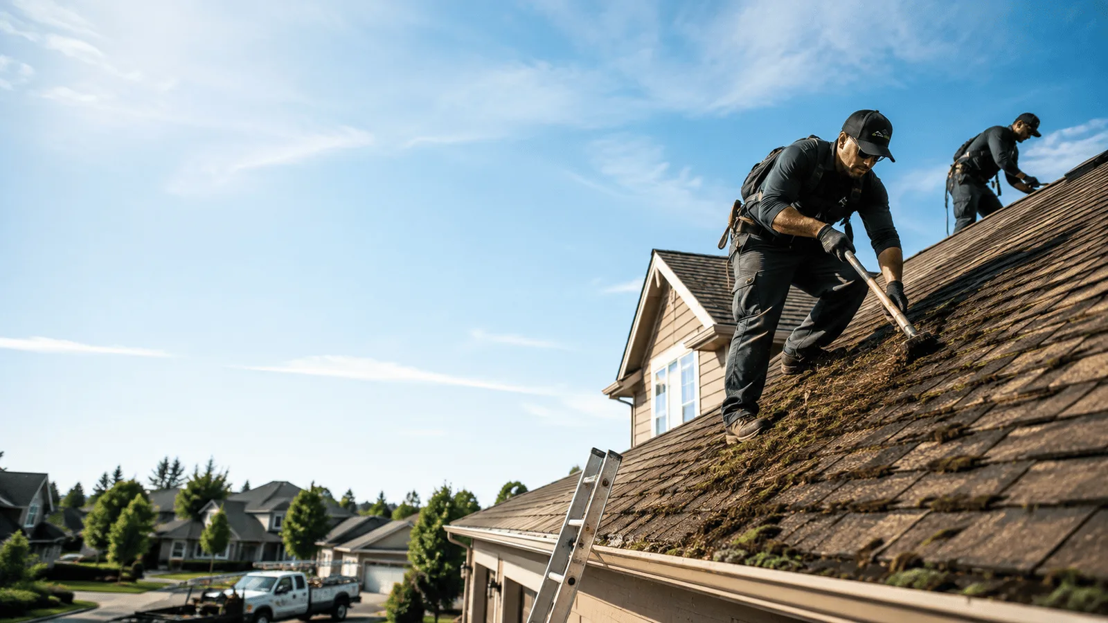 Roof Moss Removal in Warrens, WI near me